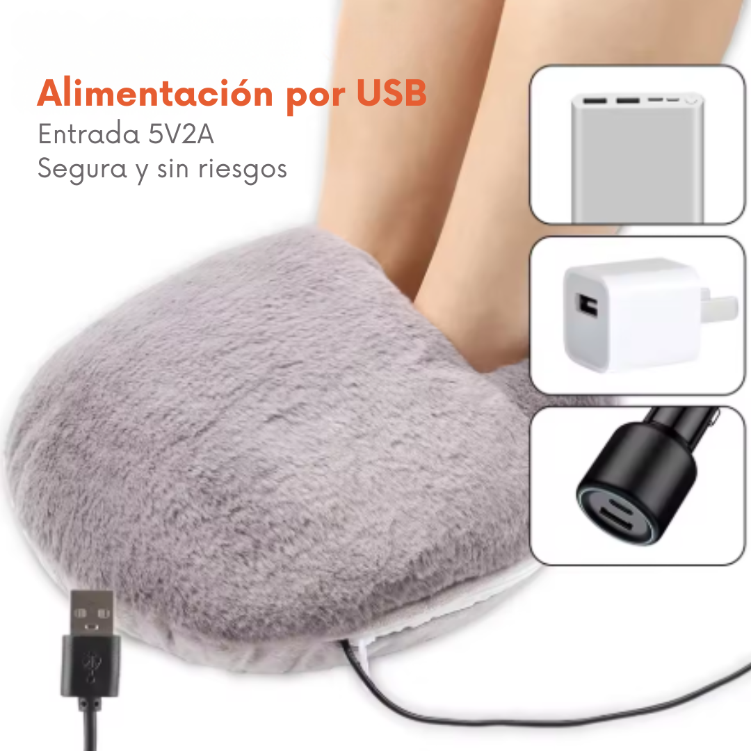 Calentador de Pies de Terciopelo Suave